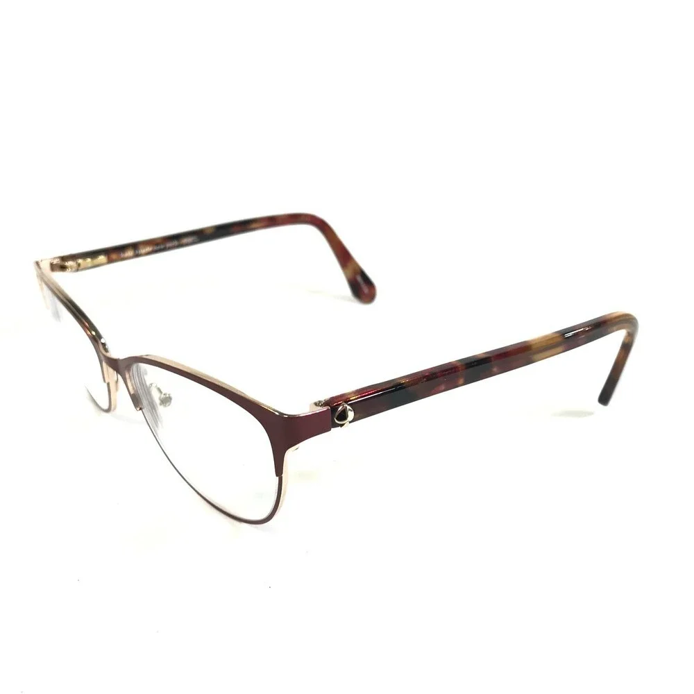 Kate Spade New York Eyeglasses Frames HADLEE MFX Red Tortoise Cat Eye 52-16-140